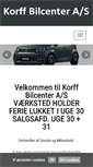 Mobile Screenshot of korffbilcenter.dk